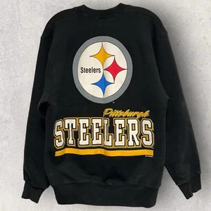 Vtg 90’s Pittsburgh Steelers Salem Sportswear Crewneck Sweatshirt Medium 20”x28” - Picture 1 of 5