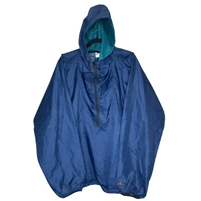Helly Hansen VTG Blue Windbreaker Rip Stop Jacket Hooded Pullover Nylon Men's XL - Image 1 of 4