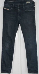 DIESEL Thavar XP schwarze Slim-Skinny Herren Stretch Jeans Größe 28W 30L - Bild 1 von 6