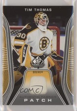 2006-07 SP Game Used Edition Authentic Fabrics /50 Tim Thomas #AF-TT Patch