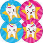 144 Happy Teeth Smiling Brush 30mm Parent Dentist School Reward Stickers Stars