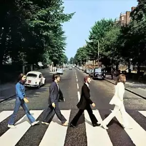 Beatles Abbey Road Music Album Cover Poster Print 12 x 12 - Picture 1 of 1