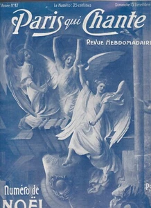 Paris qui chante, revue hebdomadaire , n°47 du 13/12/1903. (numéro de noel) - Picture 1 of 1