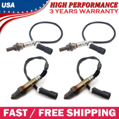 4pcs Up+Down Oxygen Sensor 1 & 2 for 2004-2010 Ford Explorer V6 4.0L 4.6L - Image 1 of 4