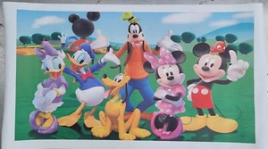 Goofy Mickey Mini Donald Daisy Pluto Leinwand 16x30+ Gemälde / Druck Disney - Bild 1 von 3