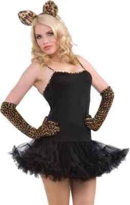 Fantasía Felina Vestido sin Mangas Animal Gato Salvaje Elegante Disfraz Halloween Adulto Foto 1 de 2