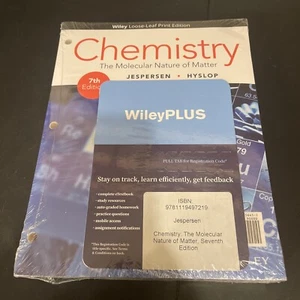 New: Chemistry The Molecular Nature of Matter 7th Edition - Picture 1 of 8