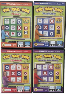 Lot x4 Lakeshore Learning PC/MAC Grades 1-3 Phonics Vocabulary Grammar Words - Picture 1 of 21