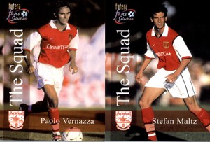 2000 Futera Fans Selection Arsenal FC - YOU PICK THE CARD