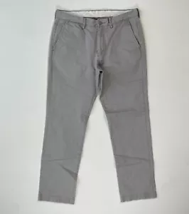 Pantalones J Crew Para Hombre 32x32 (34x30) Rotos en Chino Urbano Ajustado Informal Moderno Preppy - Imagen 1 de 12