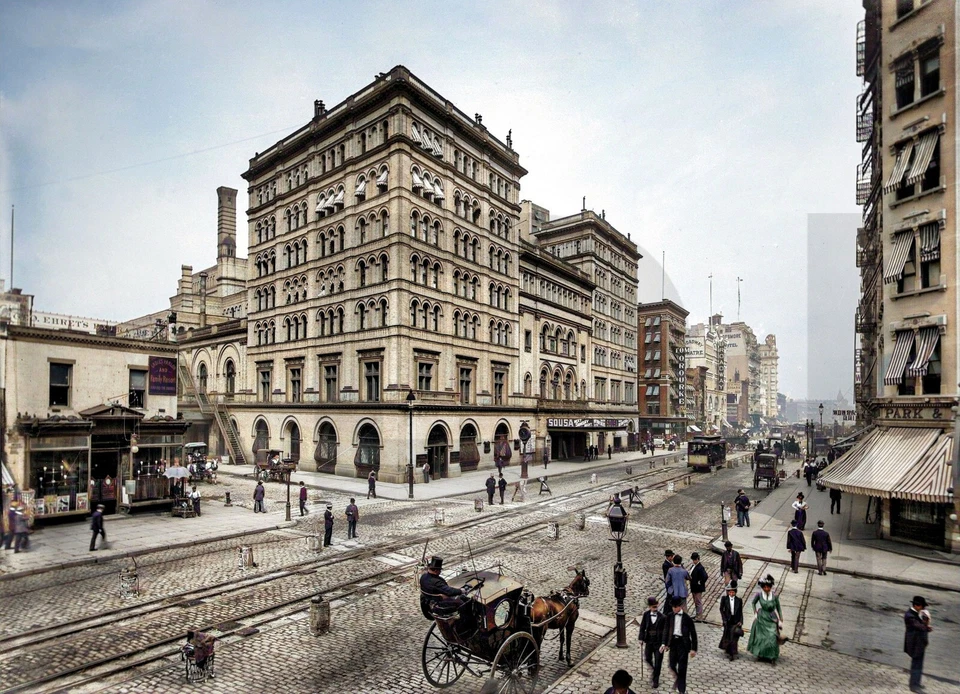 1900. Nueva York. Impresión fotográfica Metropolitan Opera House 11 x 14" Foto 1 de 1