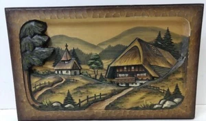 Handgeschnitz Black Forest Diorama - Picture 1 of 4