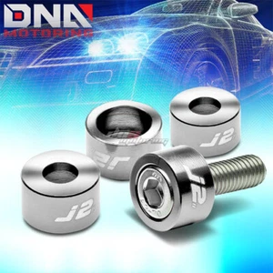J2 FOR DB DC2 DC5 CL AP1 AP2 SILVER BRUSHED ALUMINUM HEADER MANIFOLD WASHER+BOLT - Picture 1 of 1