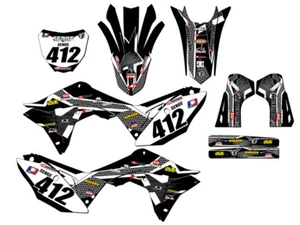 Kit de gráficos Senge Black Senge 2019-2021 CRF 250 R PODIUM compatible con Honda - Imagen 1 de 10