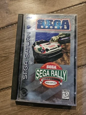 Sega Rally Championship (Sega Saturn, 1995) CIB COMPLETE - Image 1 of 4