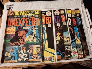 DC Inesperado - Lote de 7 libros de cómics - #160 163-165 167-169 Edad de Bronce - Imagen 1 de 5