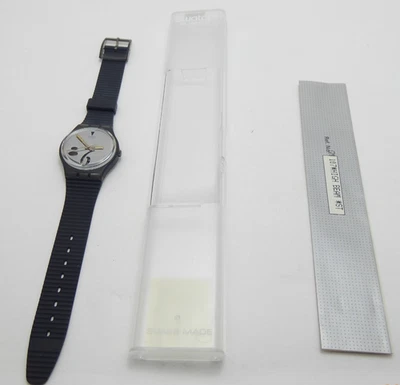 Swatch Quartz GM 107 High Beam Wristwatch Ø 34 mm 1991 Original Packaging - Image 1 of 4