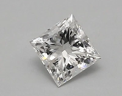 Diamante CVD cultivado en laboratorio certificado IGI corte princesa 0,67 quilates color E claridad VVS1 Foto 1 de 4