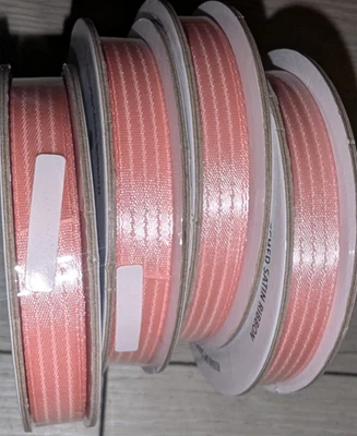 STAMPIN UP BLUSHING BRIDE Ribbon Lot of 4 Spools 40 Yards NEW - Image 1 of 2