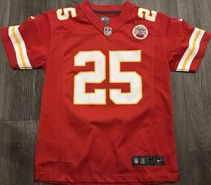#25 Jamaal Charles Nike Red Kansas City KC Chiefs Jersey On Field Youth Medium - Picture 1 of 6
