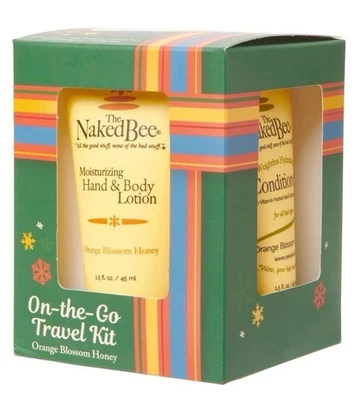 The Naked Bee Orange Blossom Honey Gift Set - 4-Piece Travel Kit Beeswax & Honey - Image 1 of 3