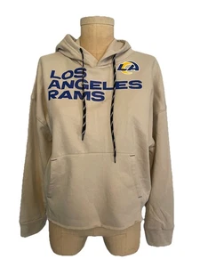 Teens Girls LA Rams Cropped Hoodie Grey Size Large (11/13) - Picture 1 of 4
