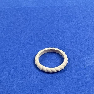 Enso Rings Braided Stackables Series Silicone Sz 5 - Pink Sand - Made in The USA - Imagen 1 de 3