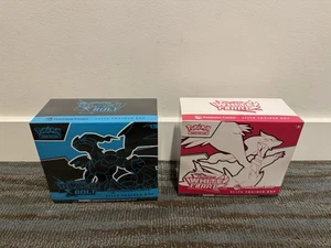 Pokemon Center Black Bolt & White Flare Elite Trainer Boxes ETB- Factory sealed - Picture 1 of 4