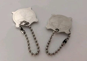 Destornilladores de bolsillo vintage de 4 vías con cadena de cuentas Army ROTC - Imagen 1 de 2