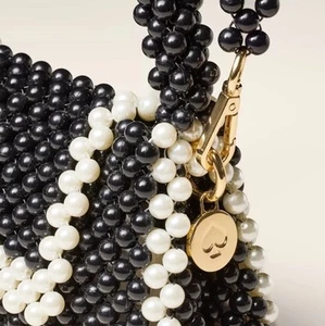 Colorblock Beaded Crossbody Bag - Kate Spade New York Black/White - Bild 1 von 5