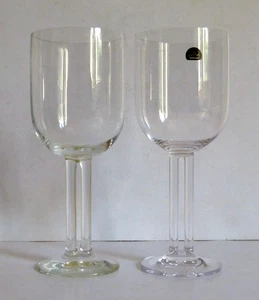 ROSENTHAL STUDIO " CÚPULA " 2 COPAS DE VINO CON DOBLE MANGO H = 20 CM - Imagen 1 de 4