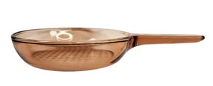 Corning Vision Ware Bernstein 7" Waffelboden Bratpfanne Pfanne Made in France - Bild 1 von 4