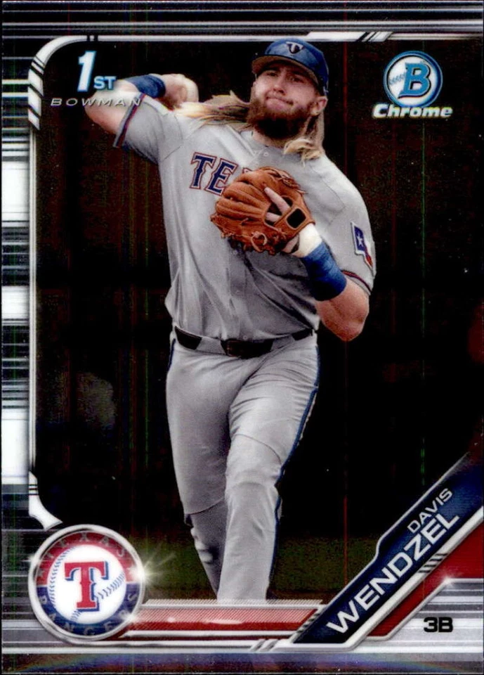 2019 Bowman Chrome Draft MLB Baseball Base Singles (Pick Your Cards) - Image 1 of 1
