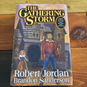 SIGNED! Robert Jordan Wheel of Time Series The Gathering Storm Book Twelve VG - Picture 1 of 14