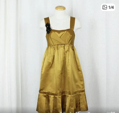 Vestido de seda Vera Wang etiqueta lavanda Foto 1 de 4