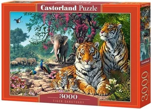 Nuevo Rompecabezas Castorland 3000 Piezas 300600 Santuario de Tigres - Imagen 1 de 2