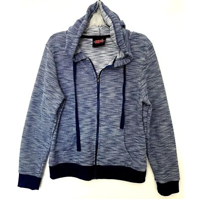 Jaqueta com capuz Suzzi Amphibious Gear zíper completo azul stretch feminina G - Imagem 1 de 4