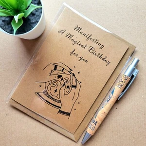 Spiritual birthday card - Manifesting a Magical Birthday - Picture 1 of 3