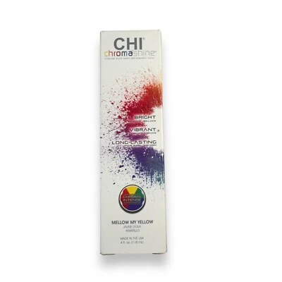 CHI Chromashine Intenso Negrita Semipermanente Color Suave My Yellow 4 OZ Foto 1 de 4
