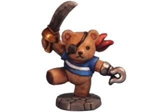 Teddy Bear Pirate Aurora Model Miniatures Metal Figure Unpainted CT-013 - Picture 1 of 7