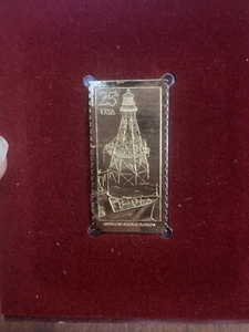 22K Gold Golden Replicas of United States Stamps - Timeless Collectibles - Picture 1 of 4