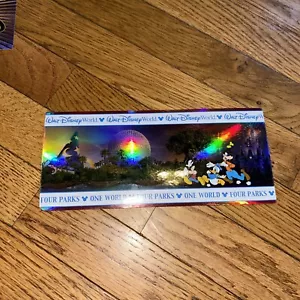 Disney Four Parks Post Card Hologram - Picture 1 of 5