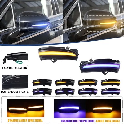 For Ford Mondeo MK5 Fusion 2014-2018 2PCS Dynamic LED Turn Signal Lights Lamps - Imagem 1 de 4