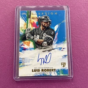 🔥 2020 Topps Inception Baseball - Luis Robert RC Auto Blue 9/25 Rookie WOW🔥 - Picture 1 of 2