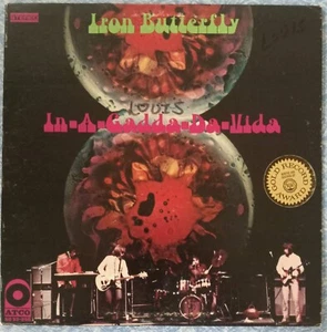 1968 RARE CP GOLD AWARD STICKER Iron Butterfly "In-A-Gadda-Da-Vida" LP SD 33-250 - Bild 1 von 3