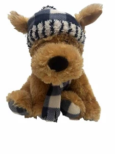 Gentle Treasures Plüsch Goldbraun 12 Zoll Teddybär mit Mütze & Schal EUC * - Bild 1 von 6