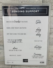 Stampin' Up! - Sending Support SAB NEW - Cling Stamp set *Retired*