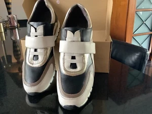 Damen Sneakers Caprice Leder 40 beige/schwarz/gold - Bild 1 von 6