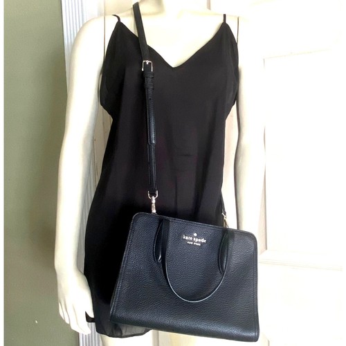 BORSA A TRACOLLA Kate Spade ROWE sml med in pelle nera + tracolla (no nappa)