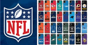 For Apple iPhone 15 - Official NFL Football Armor Hybrid Cover Case - Picture 1 of 32